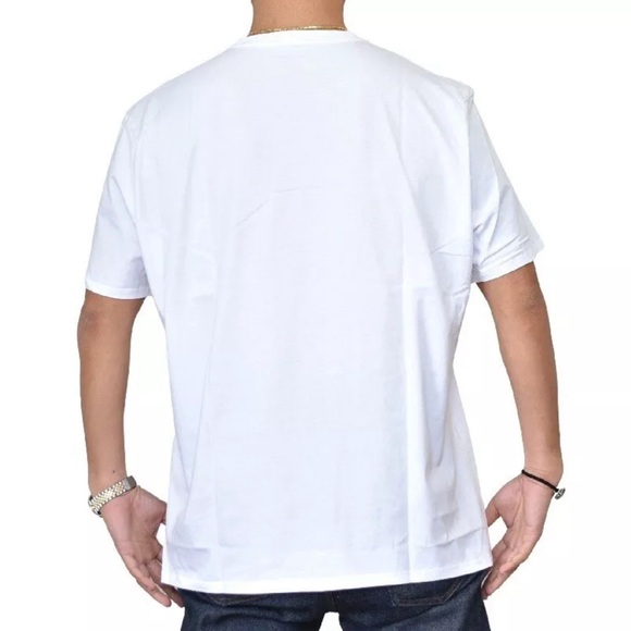 Calvin Klein Classic Black & White T-Shirt with Abstract Design Small - Picture 2 of 3